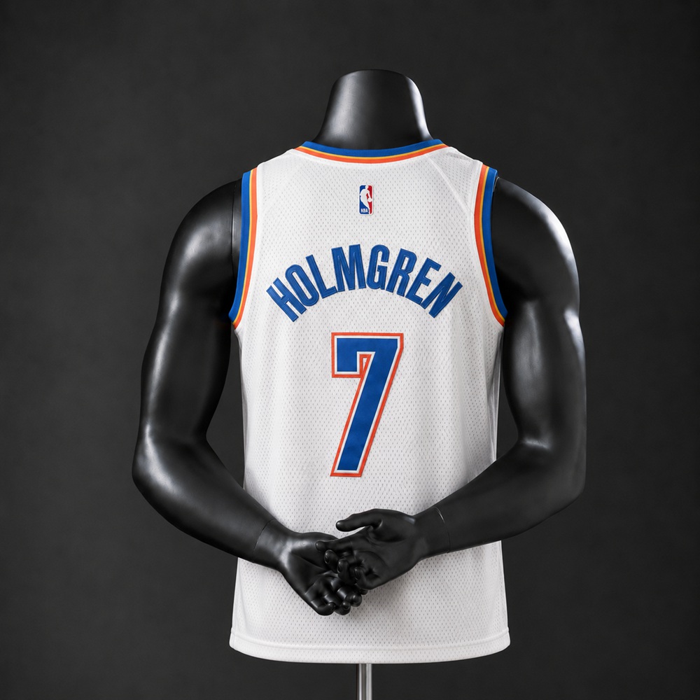 Oklahoma City Thunder Classic Edition Holmgren #7 NBA Jersey Embroidered Version Foto 2