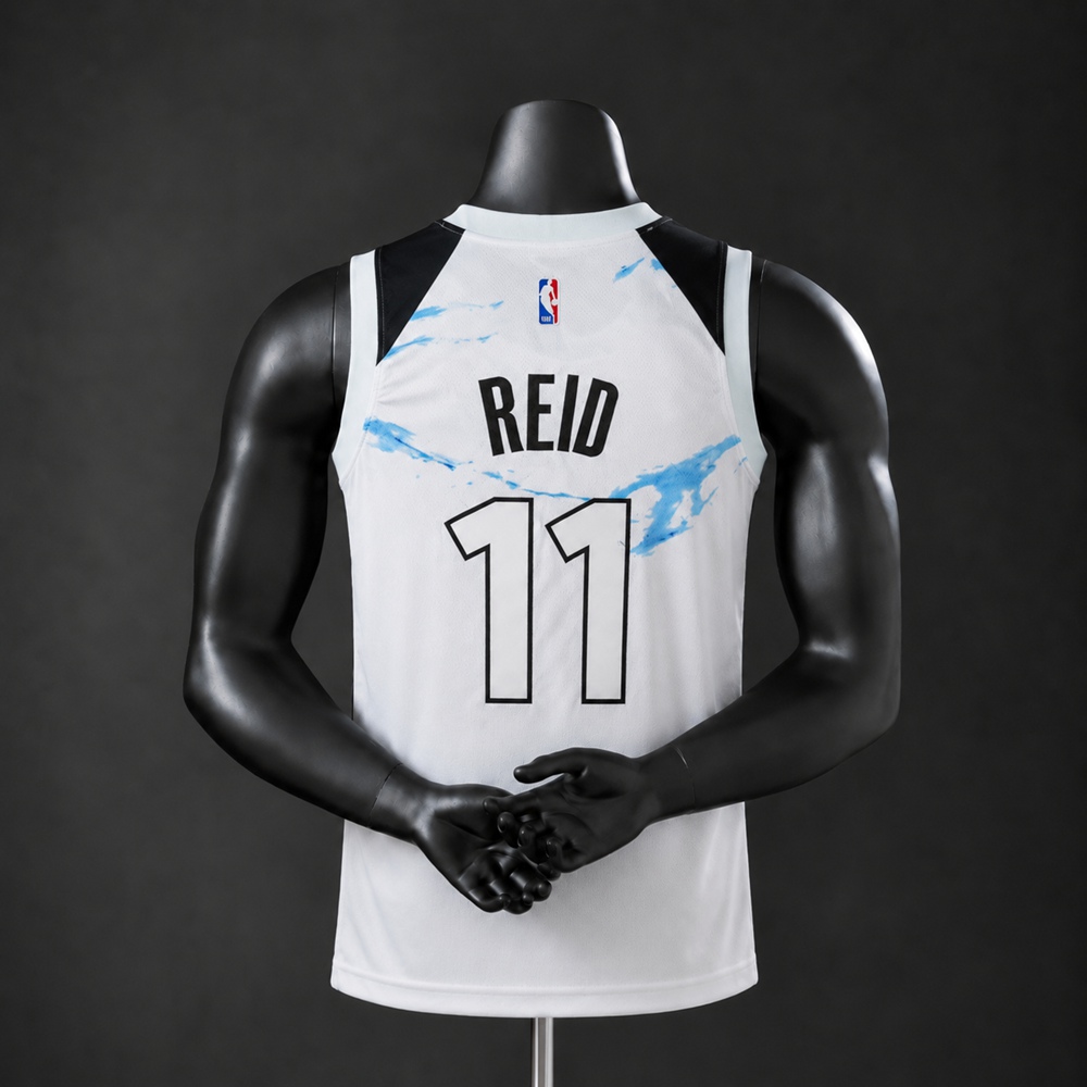Minnesota Timberwolves City Edition Naz Reid #11 NBA Jersey Embroidered Version Foto 2