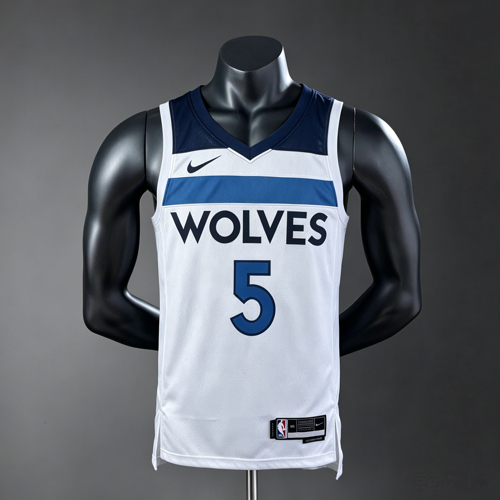 Minnesota Timberwolves Classic Edition Edwards #5 NBA Jersey Silk Version