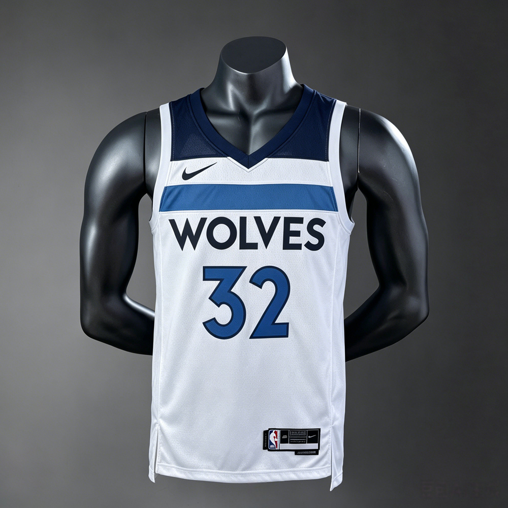 Minnesota Timberwolves Classic Edition Towns #32 NBA Jersey Silk Version