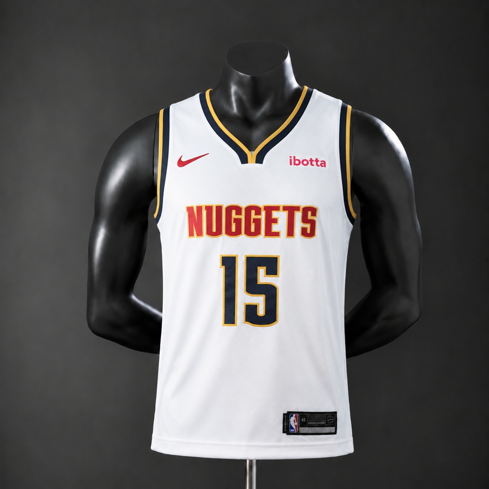 Denver Nuggets Association Edition Jokic #15 NBA Jersey Embroidered Version