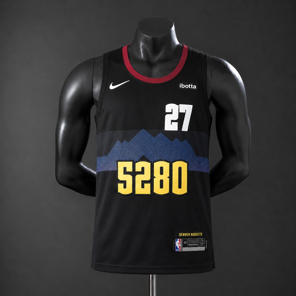 Denver Nuggets City Edition Murray #27 NBA Jersey Embroidered Version