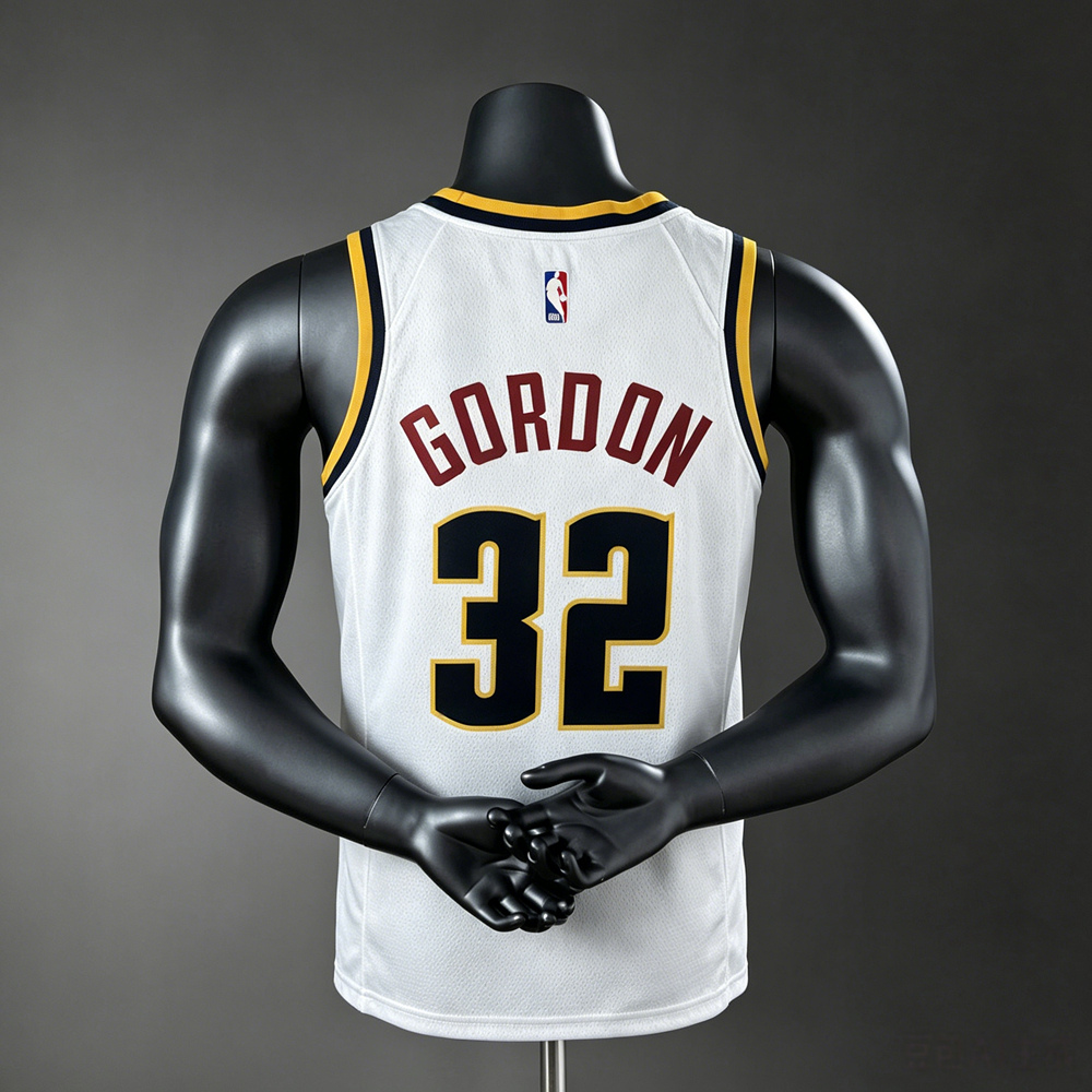 Denver Nuggets Classic Edition Gordon #32 NBA Jersey Silk Version Foto 2