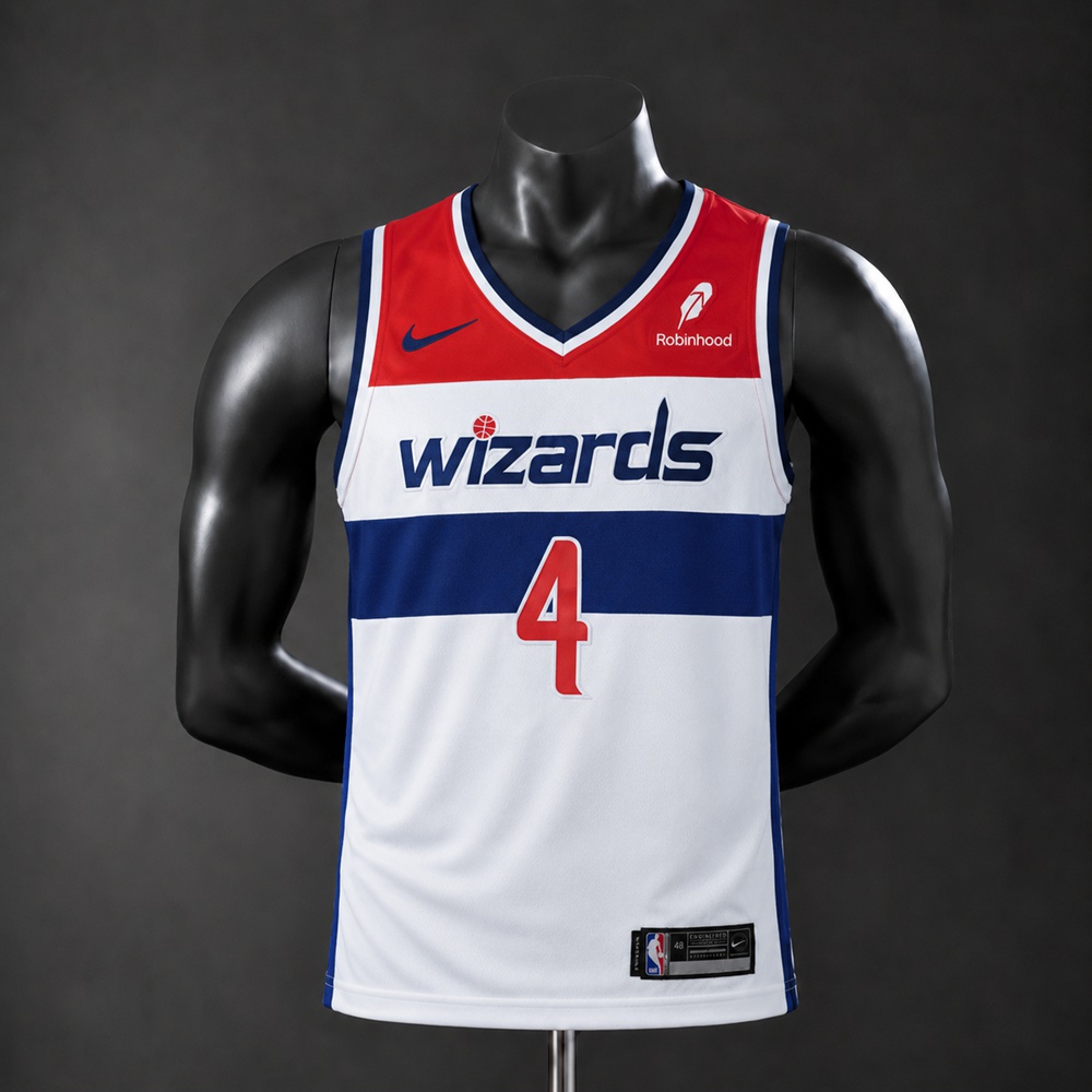 Washington Wizards Association Edition Dybantsa #4 NBA Jersey Embroidered Version
