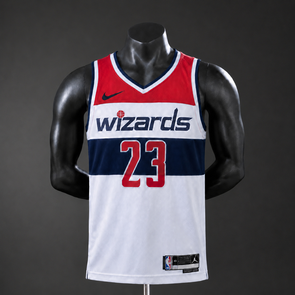 Washington Wizards  Statement Edition Jordan #23 NBA Jersey Silk Version