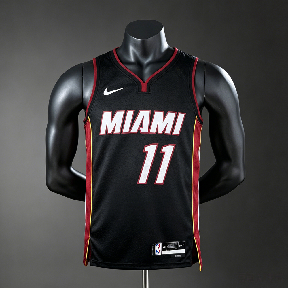 Miami Heat City Edition Jaquez Jr. #11 NBA Jersey Silk Version