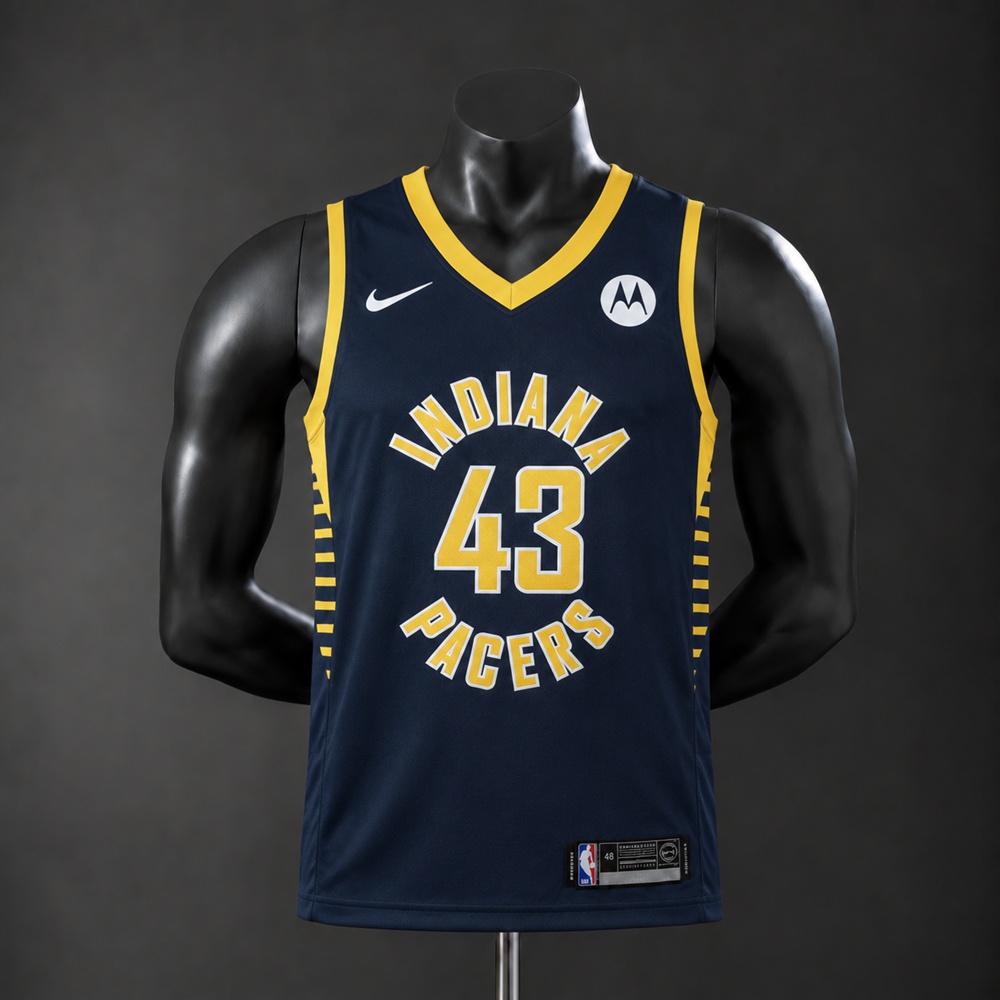 Indiana Pacers City Edition Pascal Siakam #43 NBA Jersey Embroidered Version