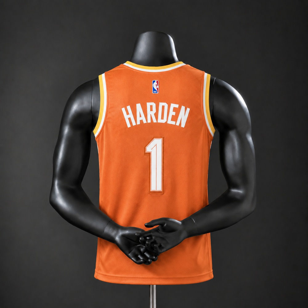 Cleveland Cavaliers City Edition Harden #1 NBA Jersey Embroidered Version Foto 2