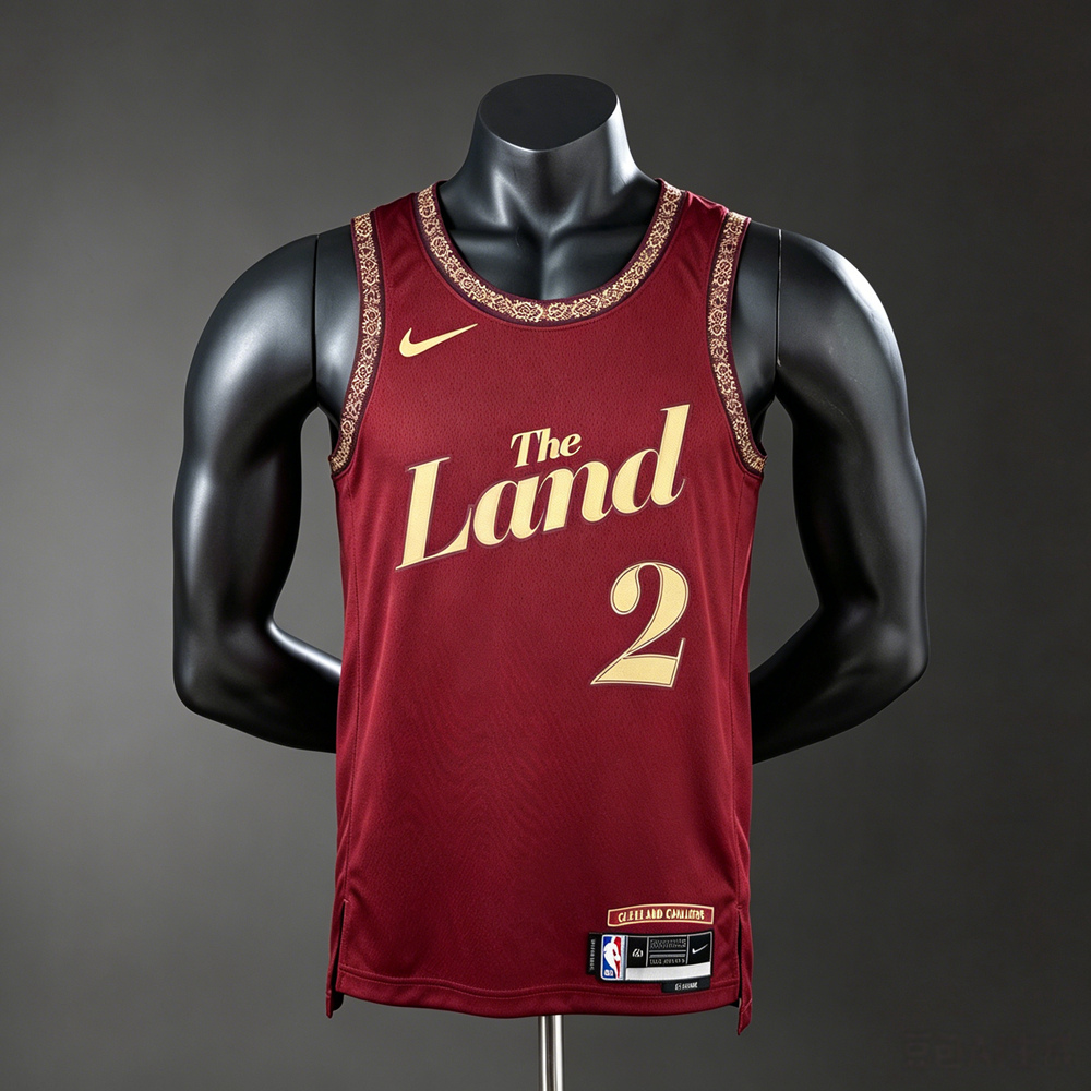 Cleveland Cavaliers City Edition Kyrie Irving #2 NBA Jersey Silk Version