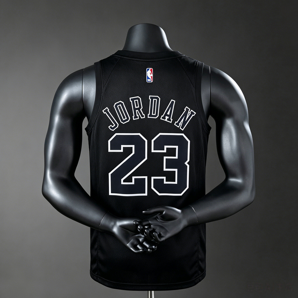 Chicago Bulls Classic Edition Jordan #23 NBA Jersey Silk Version Foto 2