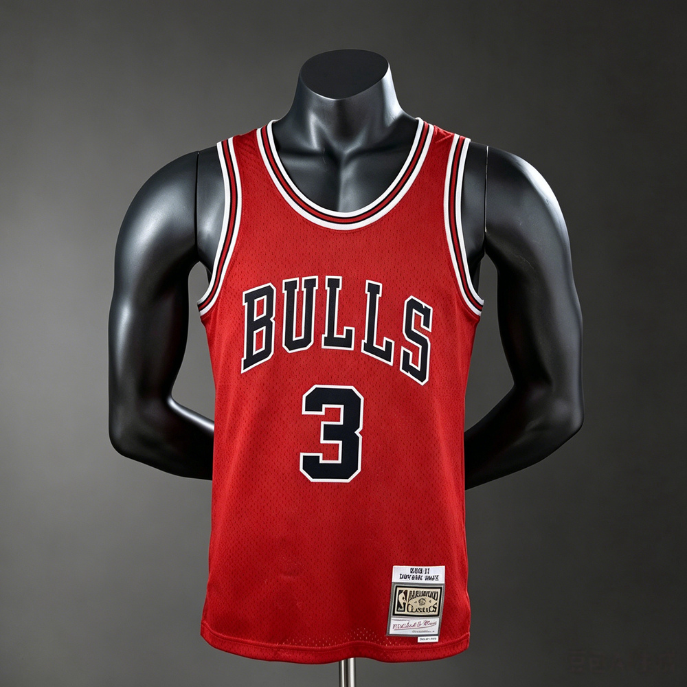 Chicago Bulls Classic Edition Wade #3 NBA Jersey Silk Version