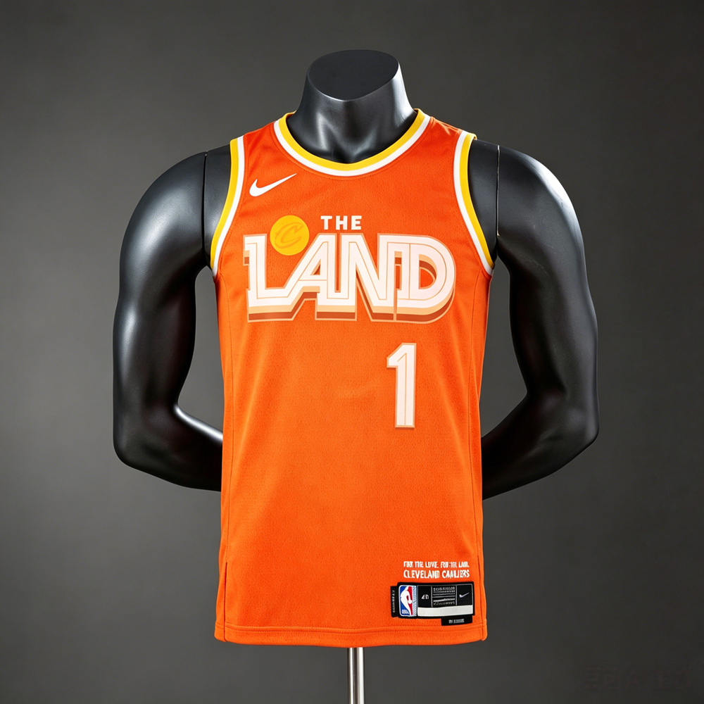 Cleveland Cavaliers City Edition Harden #1 NBA Jersey Silk Version
