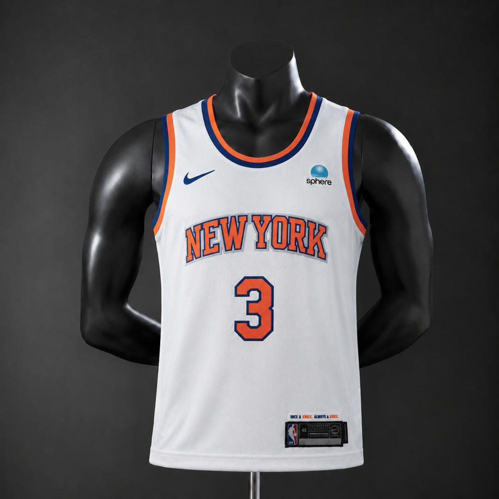 New York Knicks Association Edition Josh Hart #3 NBA Jersey Embroidered Version