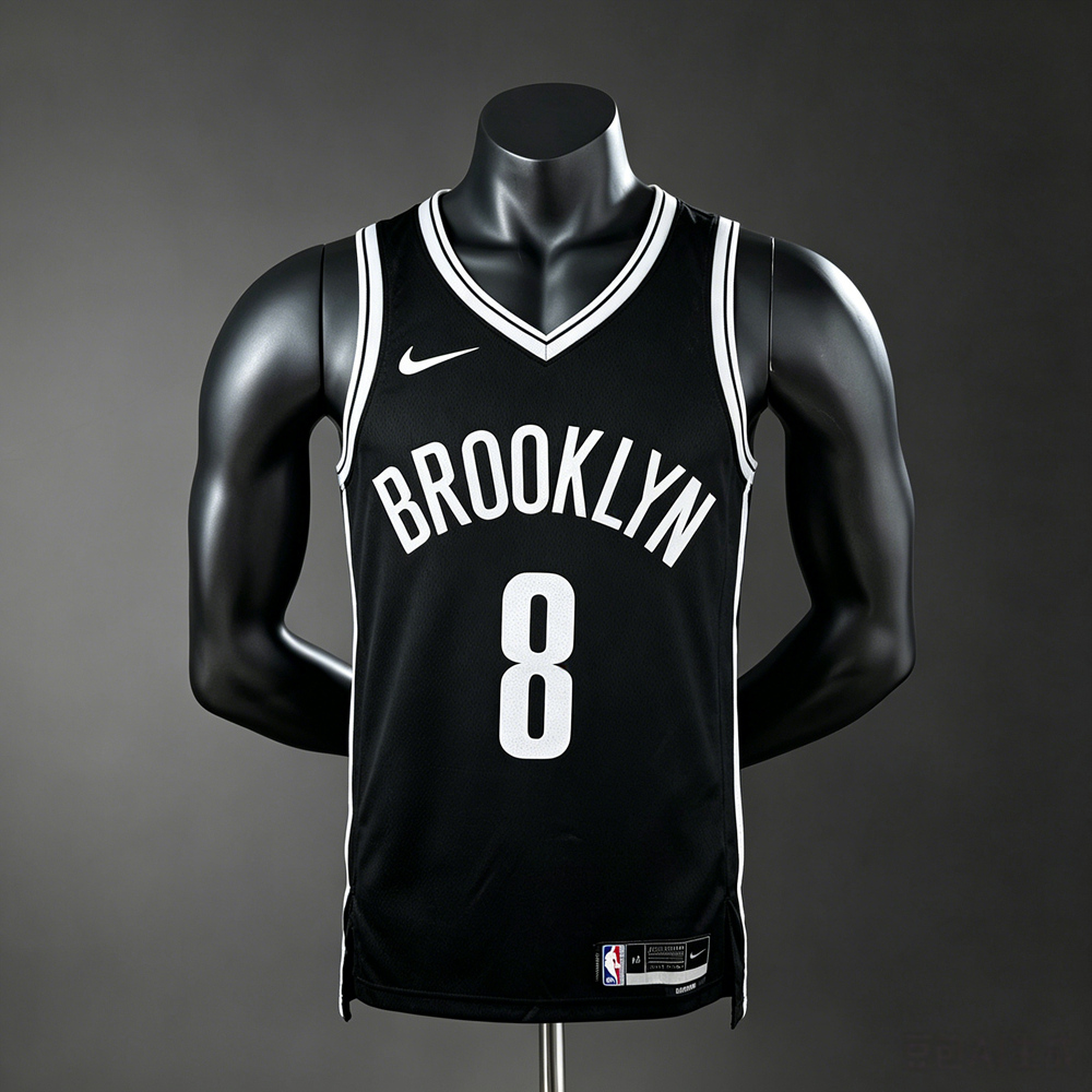 Brooklyn Nets Icon Edition Cui #8 NBA Jersey Silk Version