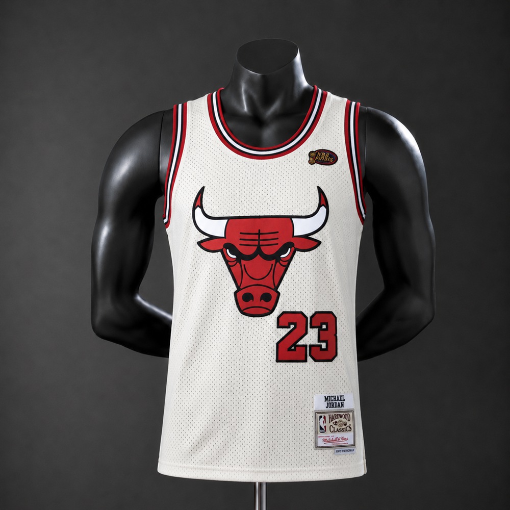 Chicago Bulls Hardwood Classics Michael Jordan #23 NBA Jersey Embroidered Version