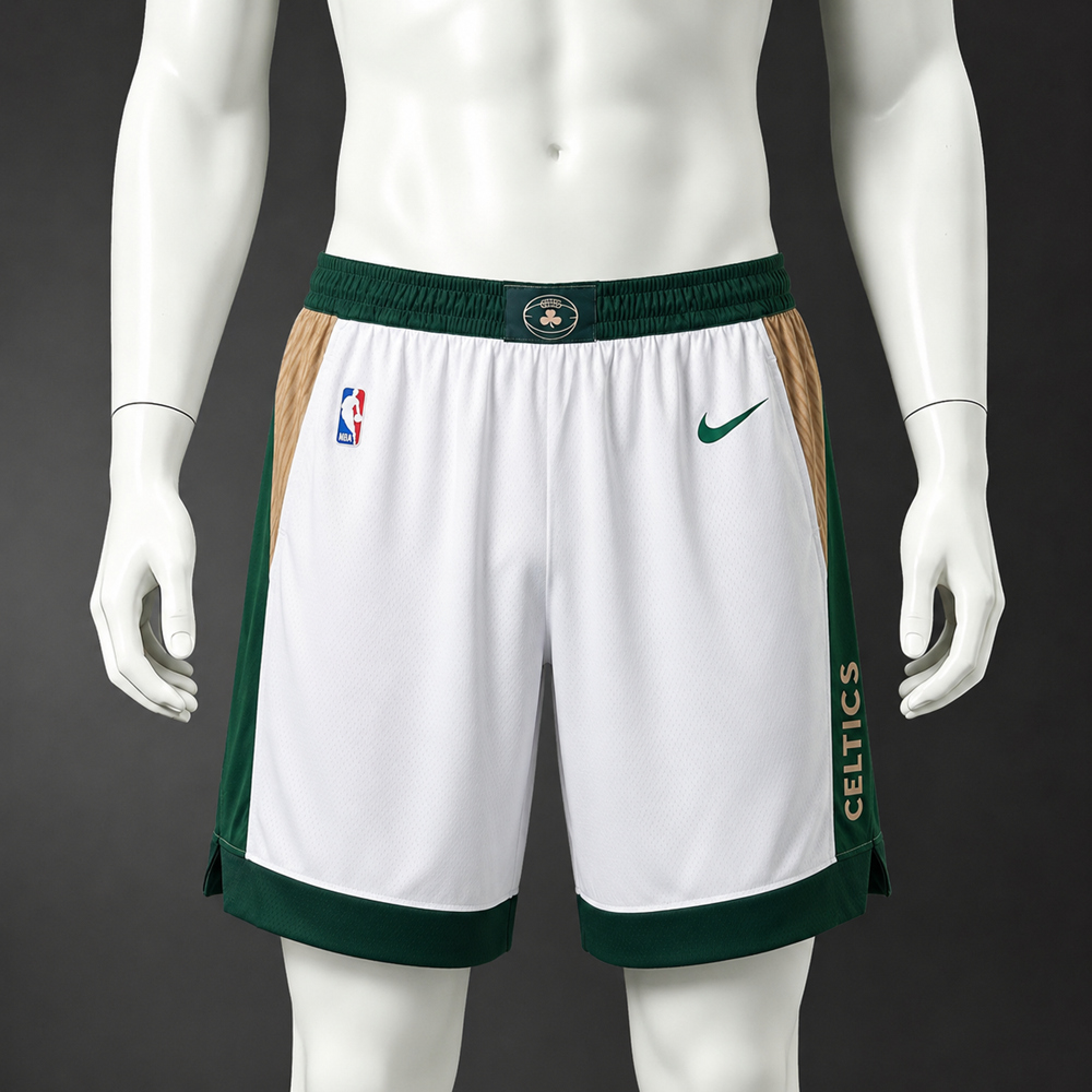 Boston Celtics Classic Edition Basketball NBA Shorts Silk Version