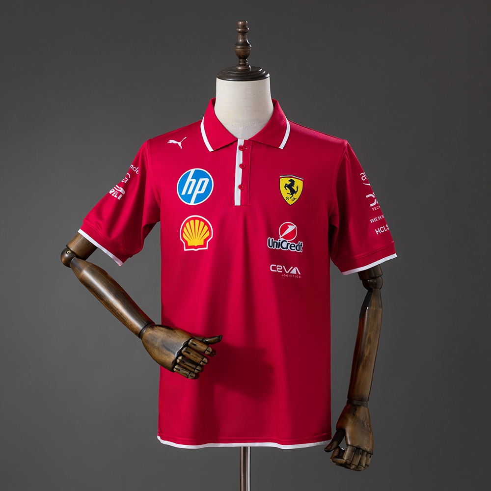 PUMA Scuderia Ferrari F1 2025 Red Polo Shirt