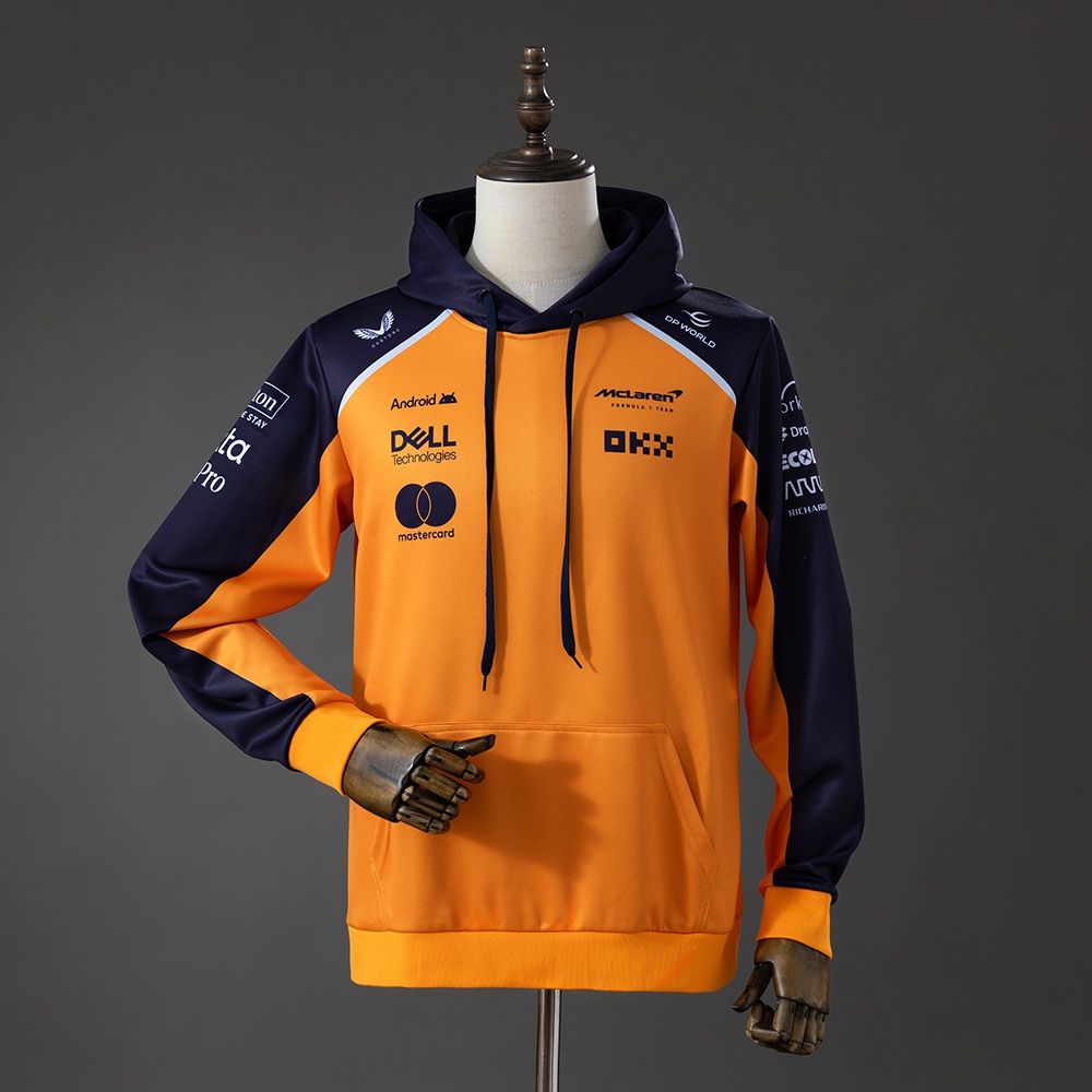 McLaren F1 Team 2025 Orange And Black Hoodie